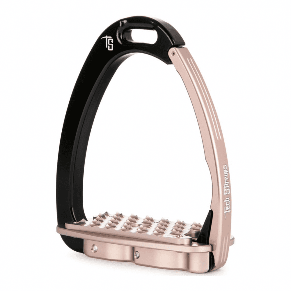Tech Stirrups Venice EVO Safety Black/Rosegold