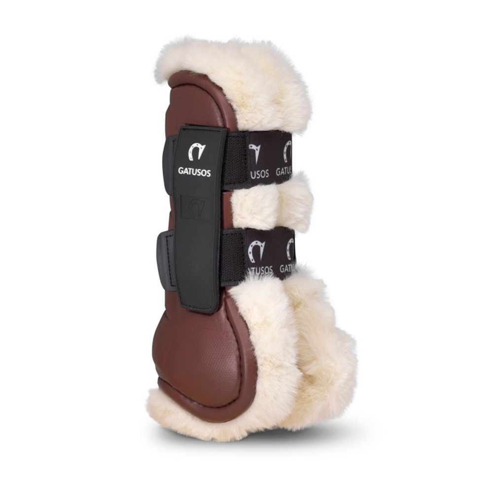 Gatusos Deluxe Syntetic Shearling Front Brown