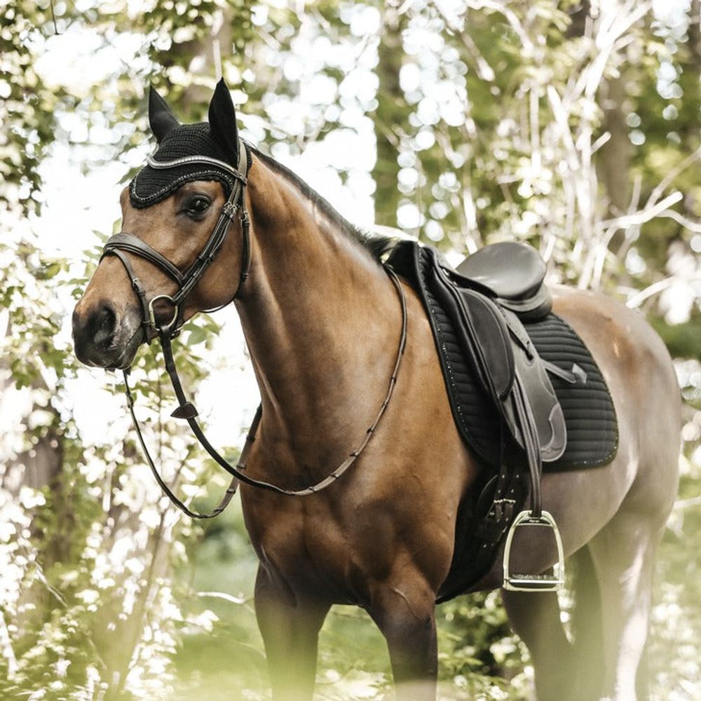 Kentucky Saddle Pad Pearls DR Black