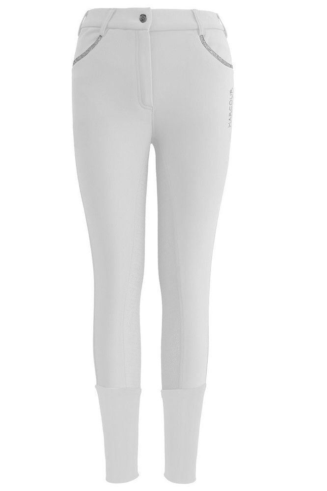 Harcour Boogie Full Seat Breeches White